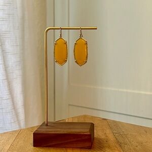 Kendra Scott Elle Earrings Mustard Yellow